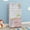 Parrot, variant on Plastic Drawer Dresser for Bedroom,5 Drawer Stackable Vertical Storage Tower Tall Dressers with Casters,Large Containers for Storing Arts, Crafts, Clothes and Toys(5-Layer,Blue Gradient)