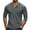 Gray, variant on fatyb Men's Tops Long Sleeve Button Causal Shirts Solid Color Pullover Mens Lightweight Comfy T-Shirts
