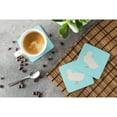 thumbnail image 3 of Carolines Treasures BB8031FC Crested Duck Blue Check Foam Coaster, Set of 4, 3 of 3