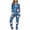 Blue, variant on VBTAPA Womens Christmas Pajama Sets 2 Piece Pjs Sleepwear Soft Comfy Loungewear Cute Snowman Printed Long Sleeve Button Down Shirt Matching Pants Set Xmas Gift 2025 Blue L