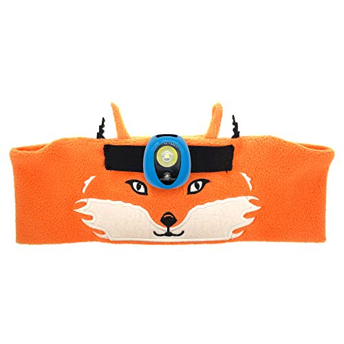 Sun Company WildLight Headband Headlamp - Fleece Headband with Bright LED Head Lamp for Kids | Fun Toy Headlight for Camping, Hiking, and Exploring (F
