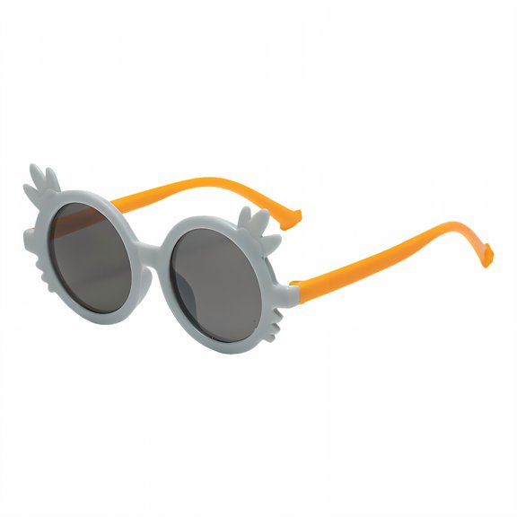 GJX Baby Sunglasses,Unisex Design for Boys and Girls Toddler Sunglasses Age 2-4,Cartoon Fun Design Infant Sunglasses,Style1