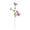 B002- Vermilion, variant on Floral Decor Hobby, Spring Decorations for Home, Butterfly Decor, Easter Spring Decor, 20 Inch Yellow Faux Eucalyptus Artificial Butterfly Pick for Table Accent, Mantel Display