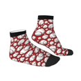 thumbnail image 6 of Salouo Cute Baseball Pattern Unisex Middle Tube Socks,Middle-Finger Knee High Socks Over The Calf Tube Stocking Crew Stockings for Women and Men Tube Socks, 6 of 8