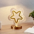 thumbnail image 4 of Lámpara de escritorio, luz de noche, decoración de dormitorio, lámpara de mesa pequeña, regalo, lámpara de noche LED recargable por USB, lámpara de aleación para exteriores, 4 of 6