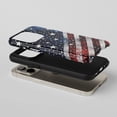 thumbnail image 2 of American Flag For All iPhone Series Protective Phone Case Distressed Glitter Red White Blue, 2 of 7