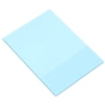 thumbnail image 4 of Bloc de notas de papel grueso translúcido de material PET, paquete de 50 hojas, para estudiantes, escuelas y oficinas, color azul., 4 of 14