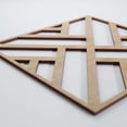thumbnail image 5 of Ekena Millwork 11 3/8"W x 11 3/8"H x 1/4"T Small Killeen Decorative Fretwork Wood Wall Panels, Hickory, 5 of 18