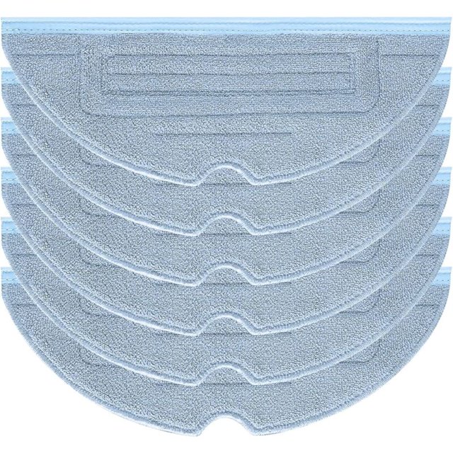6pcs Mop Cloths for Roborock S7 Pro Ultra S7 MaxV Ultra S7 Plus S7 Max Spare Parts Accessories for Roborock S7 T7s T7s Plus Robot Vacuum Cleaner