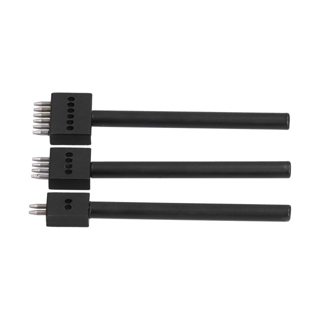 Leather Punch, Leather Punch Set Leather Craft Tool Kits Black Tooth For Leather Punching Tools For Carbon Steel For Punching For Leather Crafts