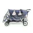 thumbnail image 1 of Foundations Jamboree Six Seat Stroller Rain Cover, Easy to Use Snaps Surrounding a Mesh Window, Air Ventilation While Covered, 360 Degree Flaps, Weather Shield (Clear), 1 of 3