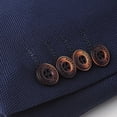 thumbnail image 3 of SWSMCLT Men's Business Casual Blazer Split Suit Jacket Long Sleeved Blazer Jacket Casual Snazzy Navy 44, 3 of 5