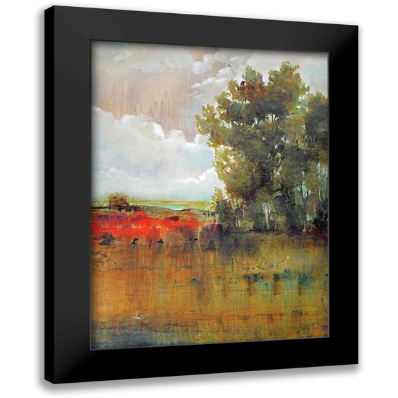 Shaw, Jennifer 11x14 Black Modern Framed Museum Art Print Titled - Retreat 1