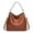 Brown, variant on Tote Bag for Women PU Leather Shoulder Bags Fashion Large Purse and Handbags with Adjustable Shoulder Strap Blue