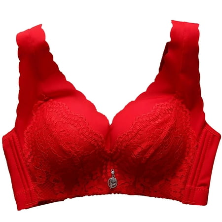 

Honeeladyy Sales Online Women s Bra Soild Wire Free Underwear One-Piece Bra Everyday Underwear
