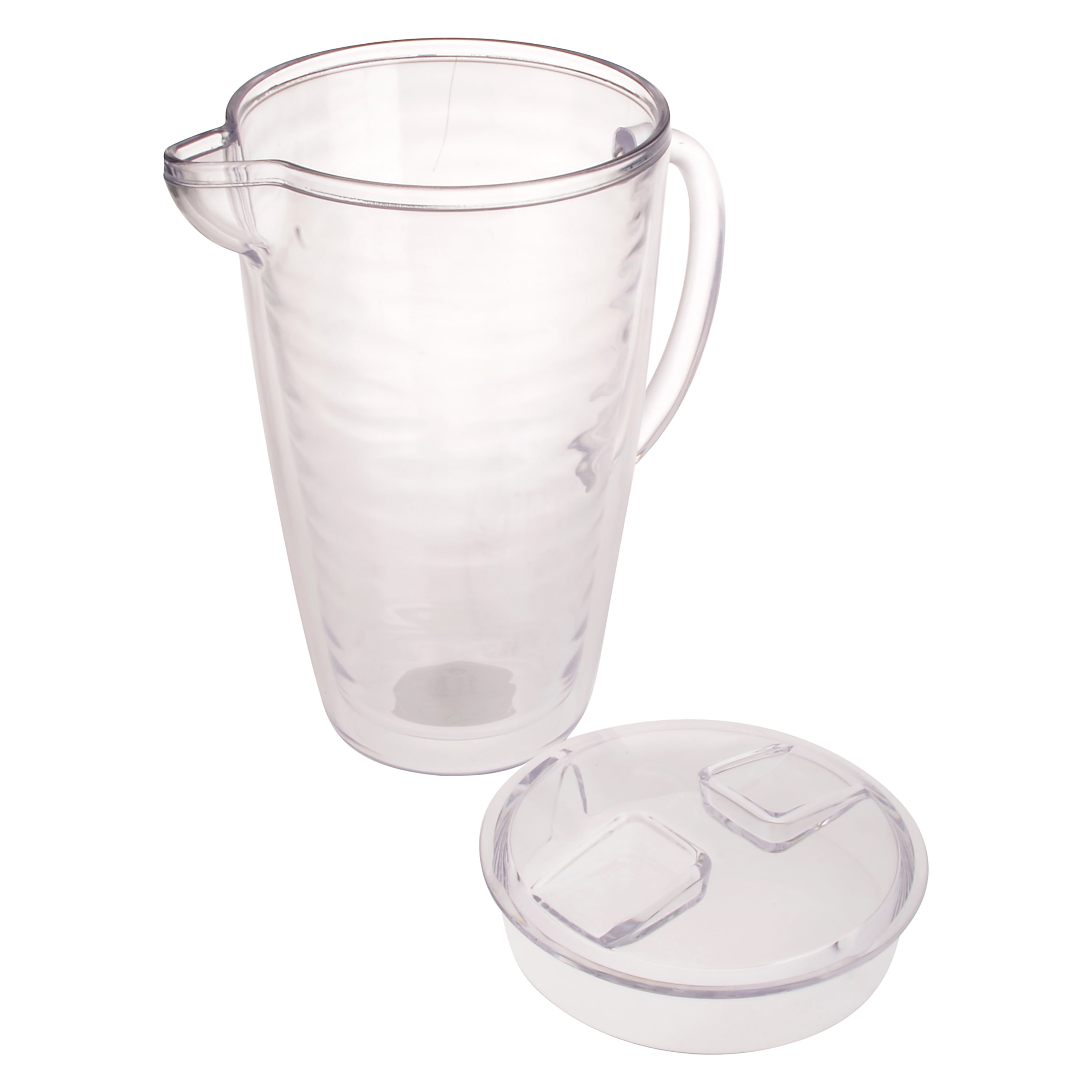 Youngever 2.2 Quarts Plastic Pitcher With Lid - Clear