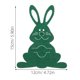 thumbnail image 3 of 4 bolsas para cubiertos con forma de conejito, fundas de fieltro para cubiertos de Pascua, para decorar la mesa y guardar tenedores, 3 of 8