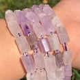 thumbnail image 6 of HOOUN Natural Cylinder Shape Faceted Aquamarines Loose Beads For Jewelry Making 7.5''-Hawks Eye, 6 of 8