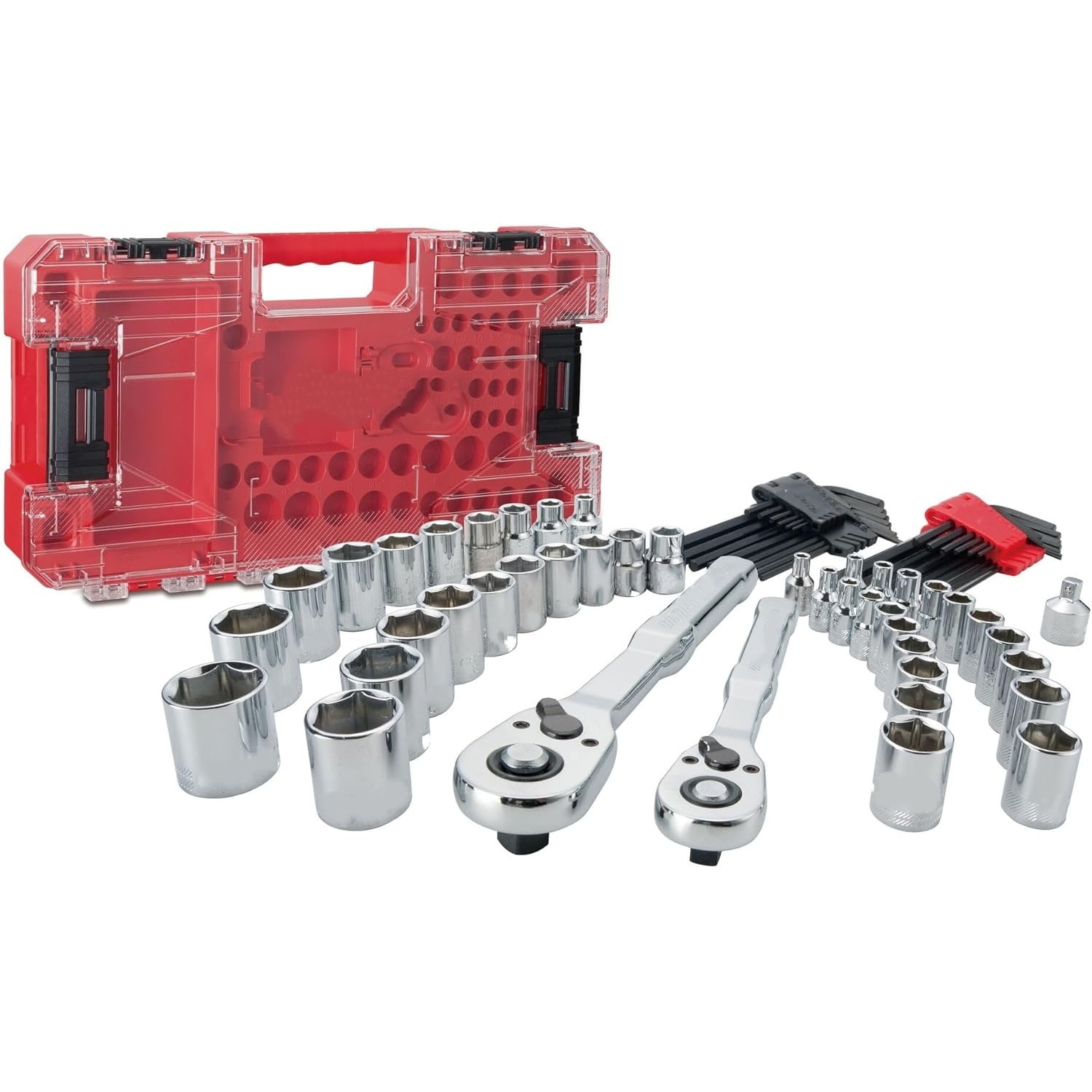 STANLEY, Socket Set, 123 Piece, 1/4