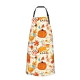 thumbnail image 2 of Lsque Pumpkin Fall Pears Waterproof Apron Chef Aprons for Men Heavy Duty Chemical Work Apron Extra Long Grilling Aprons with Adjustable Bib Apron, 2 of 9