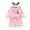 Pink, variant on Toddler Baby Boys Girls Bath Robe Outfits Kids Cute Panda Face Hooded Fleece Bathrobe with Ears and Paw Print Cozy Warm Homewear 1-2 Years