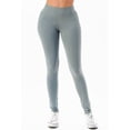 thumbnail image 2 of 2 Pack Women's High Waisted Buttery Soft Leggings Stretch Tummy Control Pants S-XXXL 28” Inseam, 2 of 5