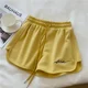 thumbnail image 3 of Pantalones cortos de algodón para mujer 2024, pantalones cortos deportivos de cintura alta, ropa femenina de moda, pantalones cortos de caramelo, ropa informal para estar en casa, pantalones de yoga, 3 of 5