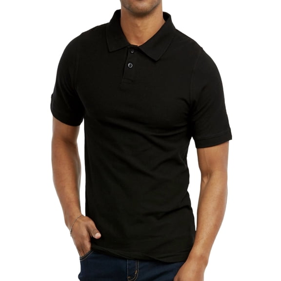 Men's Men?s Slim Fit Polo Shirt Short Sleeve Cotton Blend with Ribbed Collar