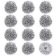 thumbnail image 1 of Uxcell 12-Pack Cabezas de Flores Artificiales, Flores de Seda de Crisantemo Falsas para DIY Hogar/Boda/Centros de Mesa [Plateado], 1 of 1