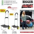 thumbnail image 5 of dbest products Bigger Trolley Dolly, Sunflower Shopping Cart, 5 of 6