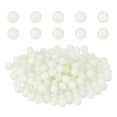 thumbnail image 1 of Uxcell 250 Pcs Cuentas de Pesca Brillantes, 7mm Cebo Redondo Duro Luminous para Equipos de Pesca de Agua Dulce y Salada para Rig de Bagre, Blanco, 1 of 7