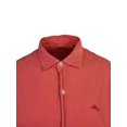thumbnail image 4 of Tommy Bahama Men's Salmon Pink Shirt Logo Short Sleeve Button (S05), 4 of 12