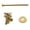Brass, variant on Kingston Brass KTK102P Trimscape Toilet Supply Kit, 1/2" IPS x 3/8" O.D. Comp, Polished Brass