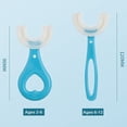 thumbnail image 5 of 2PCS Kids U-Shaped Toothbrush, Manual Training Tooth Brush, Food Grade Soft Sili, 5 of 5