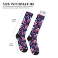 thumbnail image 2 of Lsque funny Skull daisy flower Pattern Sport Compression Socks for Men & Women 15-20 mmHg Knee High Nurse Pregnant Running Medical and Travel Athletic, 2 of 6
