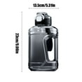thumbnail image 2 of 1600ml Large Capacity Hydration Water Bottle with Straw – Leak-Proof, Portable, Easy-to-Clean for Outdoor, Fitness, and Daily Use, 2 of 5
