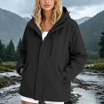 thumbnail image 3 of Windbreaker Jacket Women Lightweight Long Sleeve Windproof Waterproof Zip Up Hooded Hiking Jackets with Pockets, 3 of 5