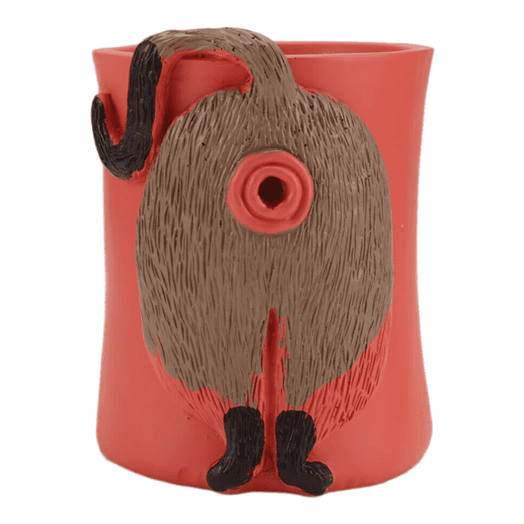 Cat Yarn Bowl Artwork with Hole Yarn Crochet Knitting Basket Yarn Holder Dispenser for _wm25