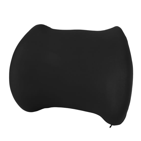 Ergonomic Lumbar Support Pillow for Office Chair Breathable Memory Foam Low Back Cushion Support and Lumbar Pain Relief, Black, 14.5 x 10.6 x 2.4 inches / 37 x 27 x 6 cm
