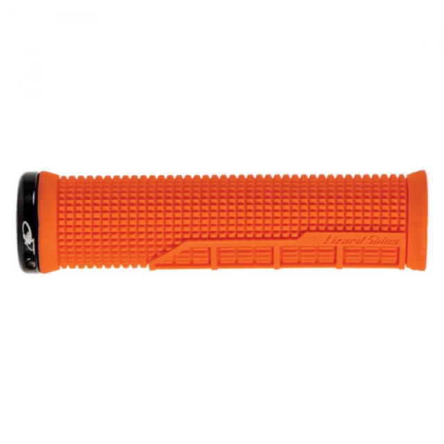 Lizard Skins Unisex's Single-Sided Lock-On Machine Handlebar Grips, Blaze Orange, One Size