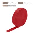 thumbnail image 2 of Uxcell Flat Nylon Webbing Strap 1 Inch 20 Yards Red for Backpack, Luggage-rack, 2 of 6