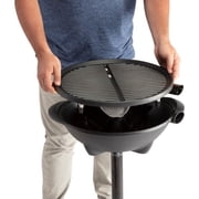 Cuisinart Indoor/Outdoor Electric Grill, 2-in-1 Portable BBQ with Nonstick Cooking Surface, Electric Grill Outdoor with Adjustable Heat