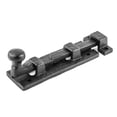 thumbnail image 6 of Renovators Supply Slide Bolt Latch 4" Black Wrought Iron Slide Bolt with Catch and Mounting Screws, 6 of 9