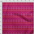thumbnail image 4 of oneOone Cotton Cambric Pink Fabric Geometric Craft Projects Decor Fabric Printed By The Yard 42 Inch Wide, 4 of 4