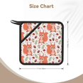2 PCS Pot Holders for Kitchen Cartoon Cute Squirrel Pine Cone_B