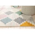 thumbnail image 4 of Well Woven | Emelia Multi Yellow | Modern Trellis Area Rug 3x5 (3'11" x 5'3"), 4 of 5