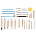 thumbnail image 3 of MesaSe 35pcs/set Clay Sculpting Tool Set DIY Craft Modeling Kit Portable Sculpture Shaping Smoothing Tool Set, 3 of 10