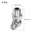 thumbnail image 2 of Uxcell 201 Stainless Steel 90 Degree Hydraulic Grease Fitting M8 x 1mm Thread 5 Pack, 2 of 5