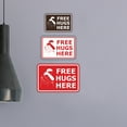 thumbnail image 4 of Classic Framed Free Hugs Here Sign (Blue) - Medium, 4 of 5