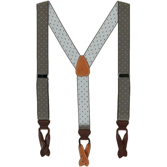 CrookhornDavis Westside Step Dot Button End Elastic Braces (Men)
